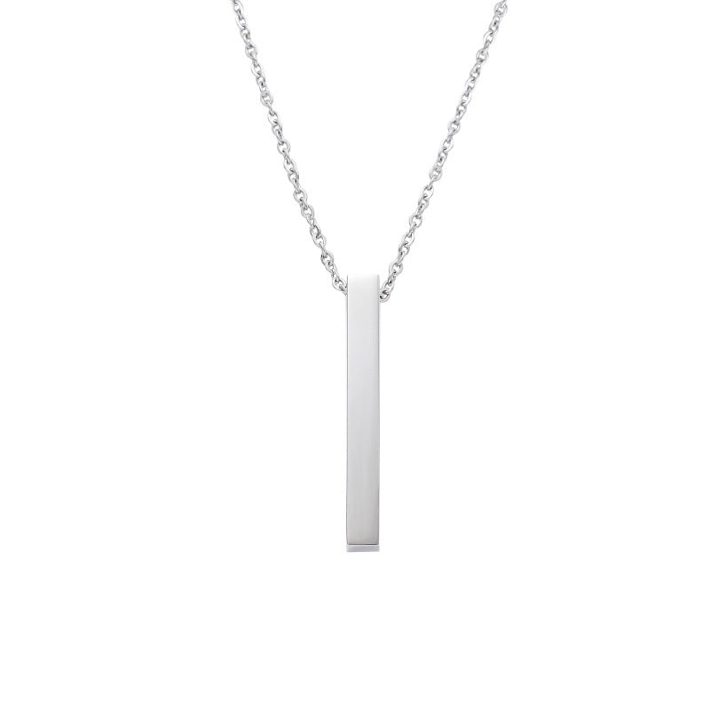 Wholesale Mirrored rectangular necklace